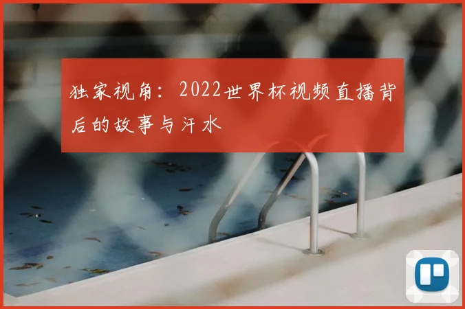 独家视角：2022世界杯视频直播背后的故事与汗水